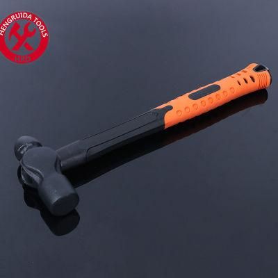 Ballpein Hammer with Fiberglass Handle Drop Forged