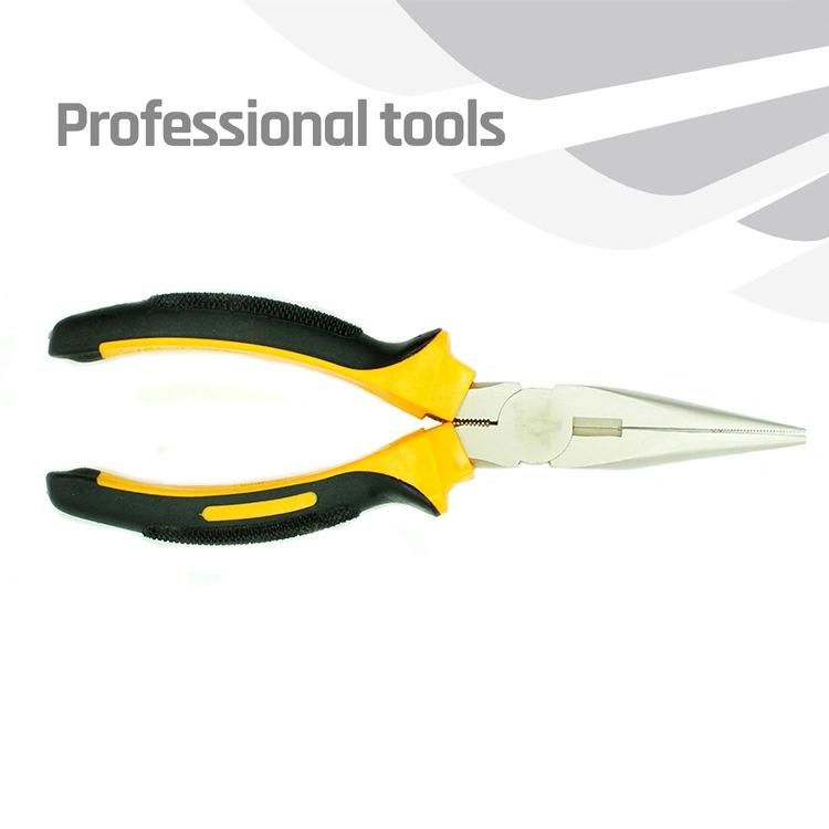 German Type Long Nose Pliers Polished Head