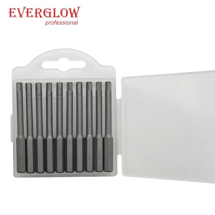 10PCS Bits Set with Plastic Box