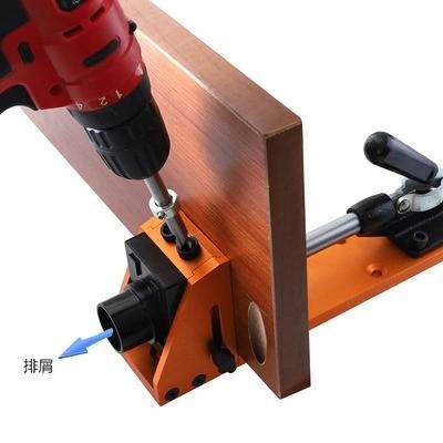 Adjustable Pocket Hole Jig Aluminum Alloy Drill Guide Woodworking Tools