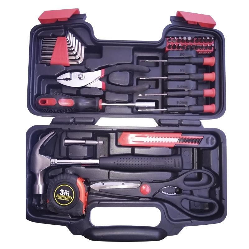 39PCS Complete Tool Box Set /Hand Tools for Building Construction