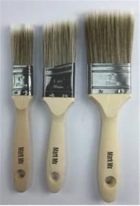 Paint Brushes Wood Handle China Pure Bristle 3pk High Quality