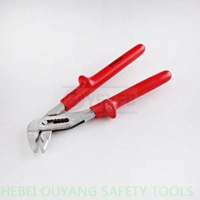 VDE 1000V Insulated Dipped Tools 10&quot; Water Pump Pliers, IEC/En60900