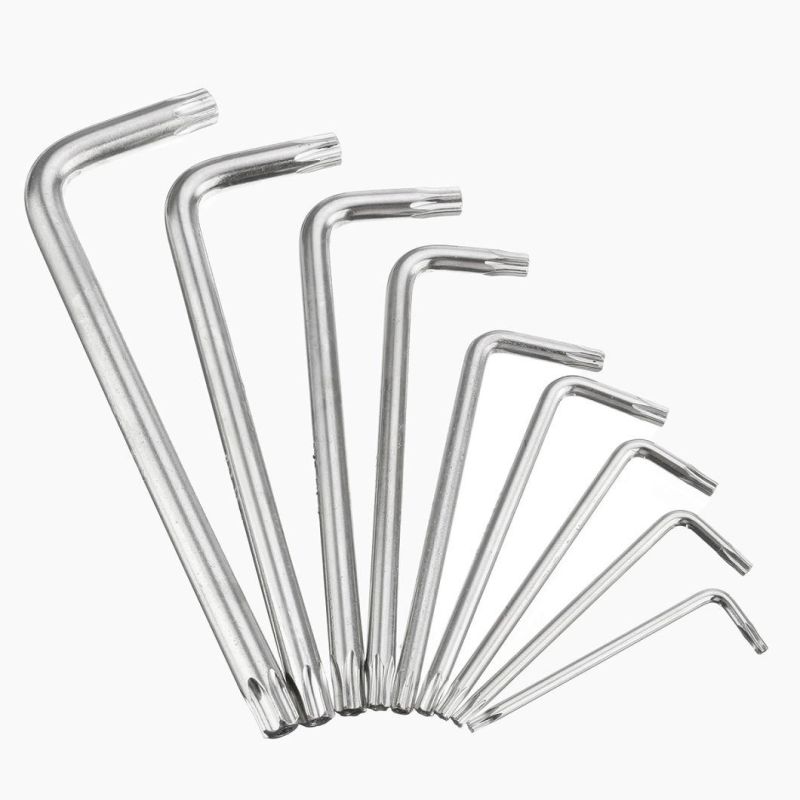 7PCS Allen Socket Hex Key Hexagon Wrench Set 1.5-6mm CRV Steel Torque Spanner Reinforced Toughen Metric Ball Ended Hand Tool