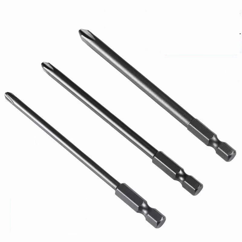 Magnetic Screwdriver Bit 65mm Single Head Bit S2 Steel 1/4′′ Hex Shank Torx Security Head Drill Screwdriver Set Bits