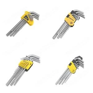 9PCS Medium Long Hex Key Set Wrench for Hardware Hand Tools