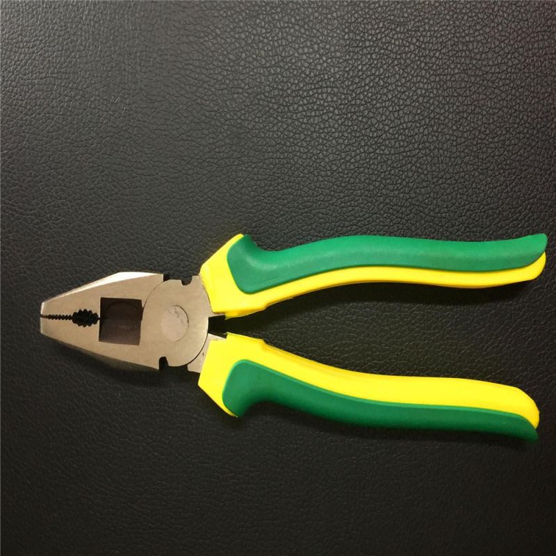 Cutting Combination Pliers with Two Color Handle