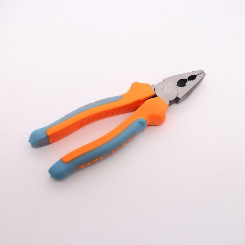 Comfortable Rubber Handle Steel Pliers 6 Inch 8 Inch Wholesale Pliers