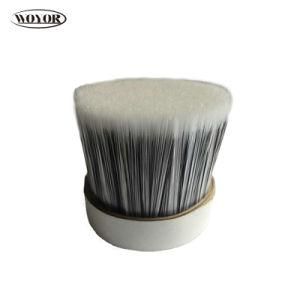 White Mixed Black Tapered Filament for Paint Brush