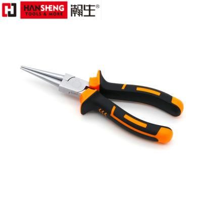 Professional Hand Tool, Made of CRV or High Carbon Steel, Round Nose Pliers