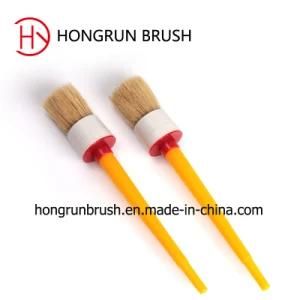 Round Paint Brush with Plastic Handle (HYR072)