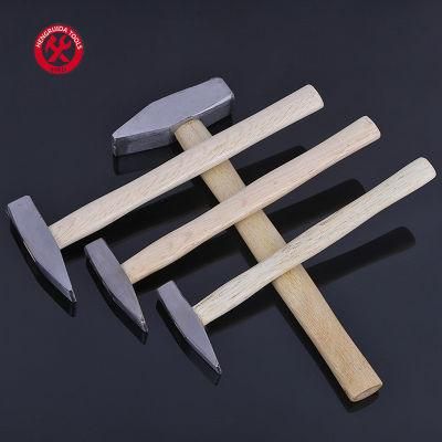 Machinist Hammer with Wood Handle Carbon Steel Fitter Hammer