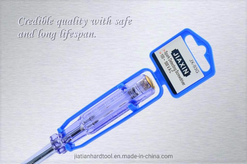 185mm 100V-500V High Quality Insulation Test Voltage Screwdriver