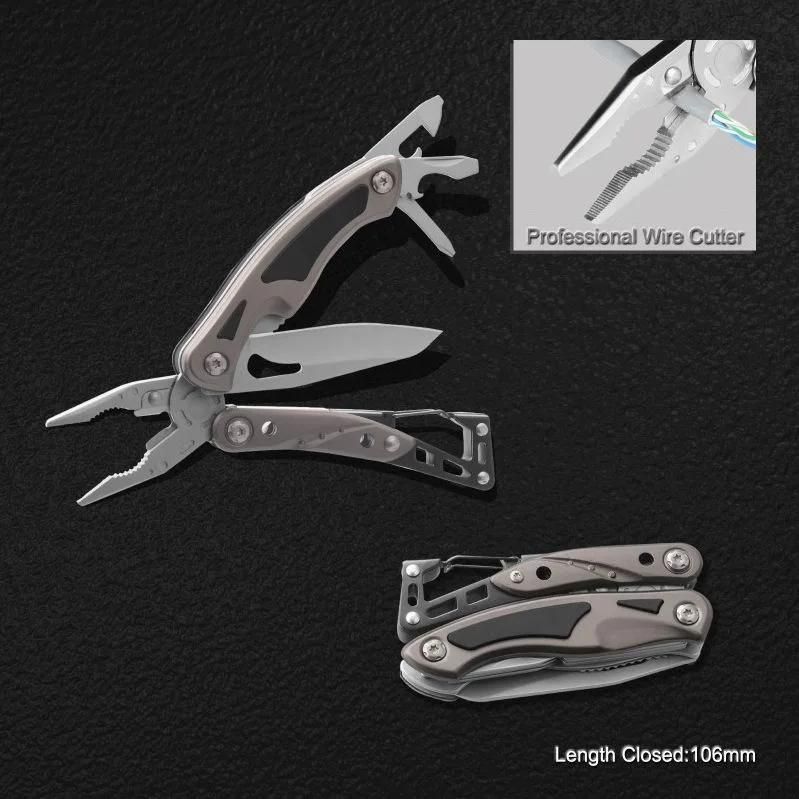 Top Quality Multitools with Anodized Aluminum+ Rubber Handle (#8391AS)