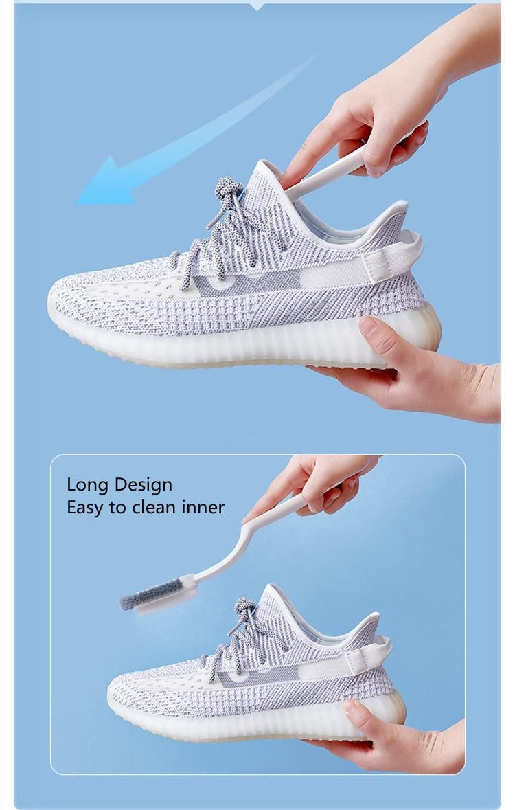 Multi-Function Plastic Long Handle Shoe Cleaning Brush