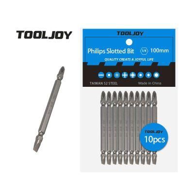 Professional Double End Philips and Slotted Screwdriver Bit