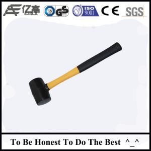 Plastic Mallet Hammer Rubber Mallet Hammer with Fiberglass Handle