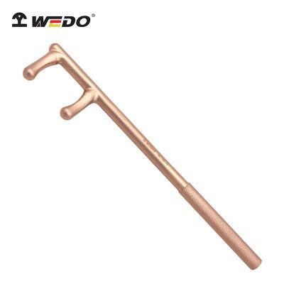 WEDO Beryllium Copper F Type Wrench/ Spanner Non-Magnetic Valve Handle Wrench