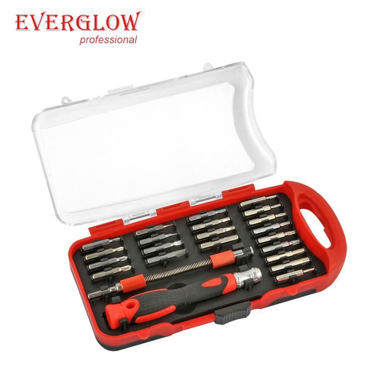 32PC Bits Set Metric Socket Wrench Set 1/4′′ Hex Nut Driver Drill Bits