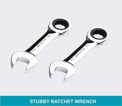 CRV Short Combination Ratchet Wrench