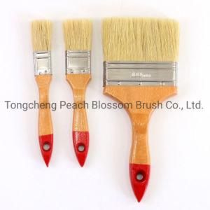 Bristle Brush Wire Wooden Handle with Red Tail Paint Brush for Decoratng