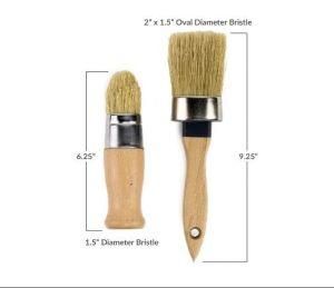 Wholesale Wax&Chalk Paint Brush with High Quality 100% Bristle Paint Brush