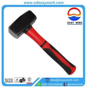 Germany Type Stoning Hammer with TPR Plastic Coating/Fiberglass/Wooden Handle