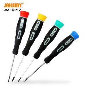 Jakemy 12 in 1 High Quality Colorful Tail Design Anti-Slip Precision S-2 Single Screwdriver