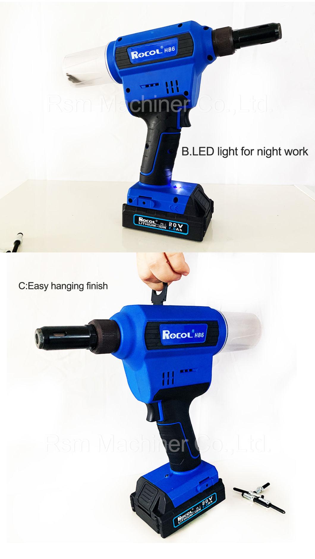 High Demand 28000n Force Boom Rivets Li-Lon Battery Gun