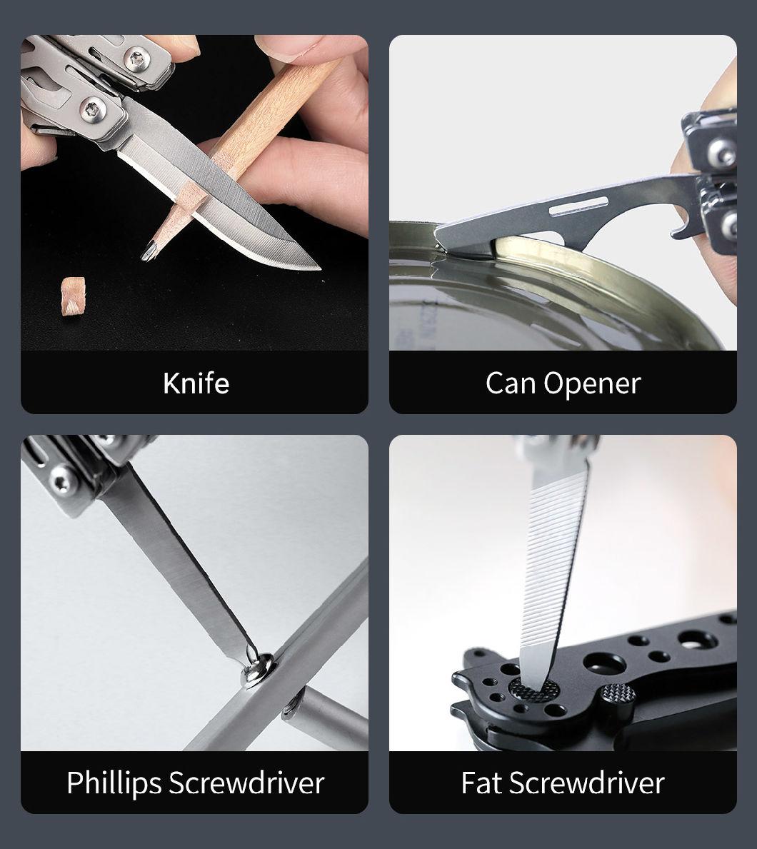 Nextool New Mini Flashship Stainless Steel Pliers Multitool with Knife