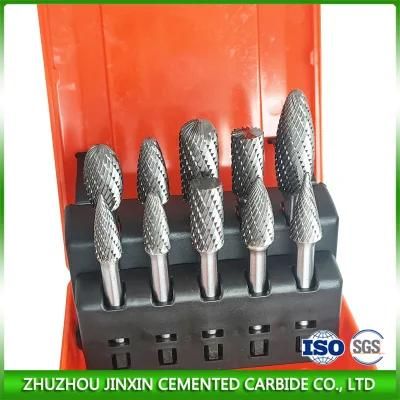 Customized High Strength Hardness Wear Resistant Carbide Burr Set 1/4 Shank for Metal