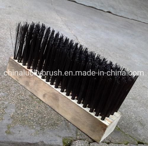 Wooden Base Steel Wire Scrubbing Brush (YY-332)