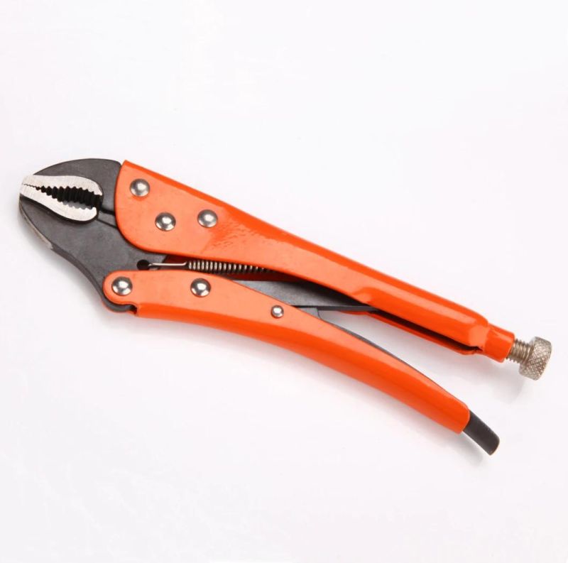 20", Carbon Steel, Nickel Plated, Straight Jaw, Curved Jaw, Round Jaw, Locking Pliers, Pliers, Chain Type Locking Pliers