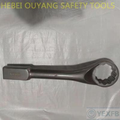 40 Cr-V Steel Offset Slogging/Striking Ring Spanner/Wrench, 60 mm