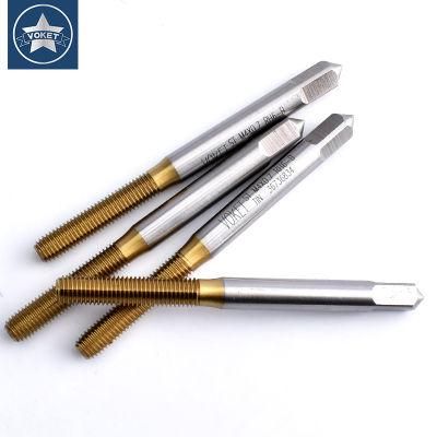 St M2*0.4 Hsse-M42 Insert with Tin Forming Taps St M2 M2.5 M3 M4 M5 M6 M8 M10 Machine Thread Screw Tap