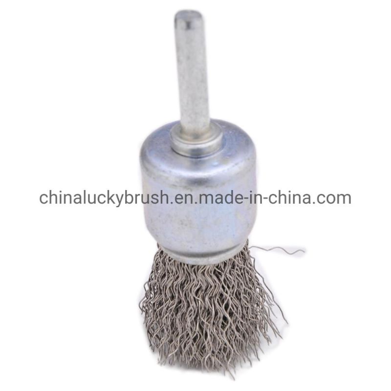 50mm Shaft Stainless Steel End Wire Polishing Brush (YY-437)