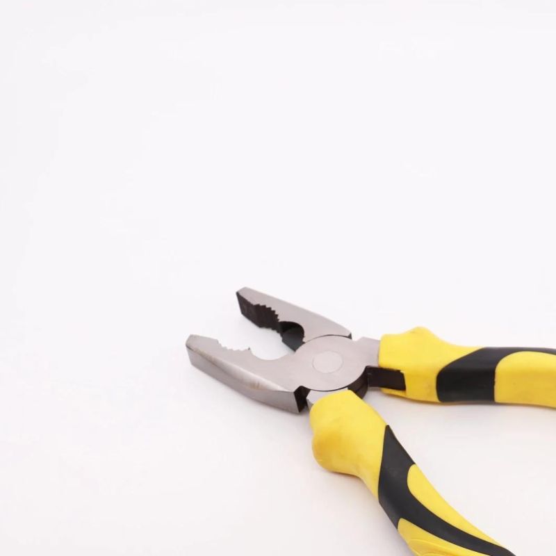 Colorful PVC Handle Screw Thread Steel 8 Inch Combination Pliers