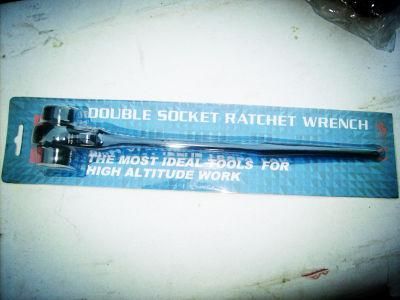 Flipping Vanadium Steel Socket Ratchet Wrench