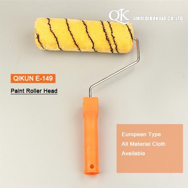 E-149 Hardware Decorate Paint Hardware Hand Tools Acrylic Polyester Mixed Yellow Double Strips Fabric Foam Paint Roller Brush