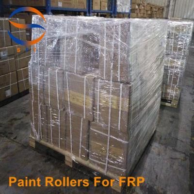Customized 50mm Length Bristles Rollers Brushes for FRP Laminating