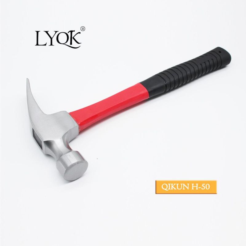 H-49 Construction Hardware Hand Tools Steel Handle One Piece Incorporated Claw Hammer