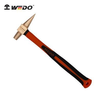 WEDO Beryllium Copper Hammer Non Sparking Testing Hammer Fiberglass Handle Bam/FM/GS Certified
