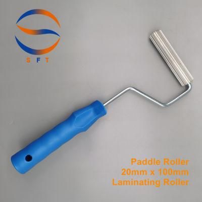 20mm X 100mm Aluminum Paddle Rollers Laminating Rollers