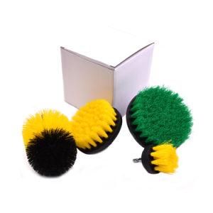 Round Disc Electric Car Care Carpet Cleaning Rotary Drill Brush