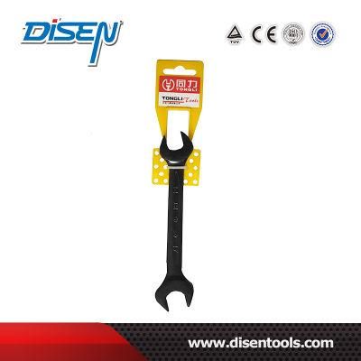 Plastic Ring European Black Double Open End Wrench