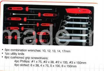 3drawers Professional and Industrial Iron Case Tool Set (FY117AB)