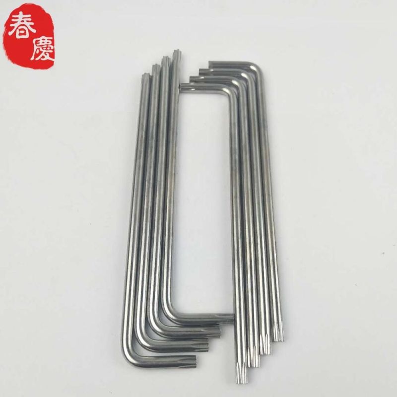 Carbon Steel L Shape Torx Wrench Nickel Plating Torx Wrench