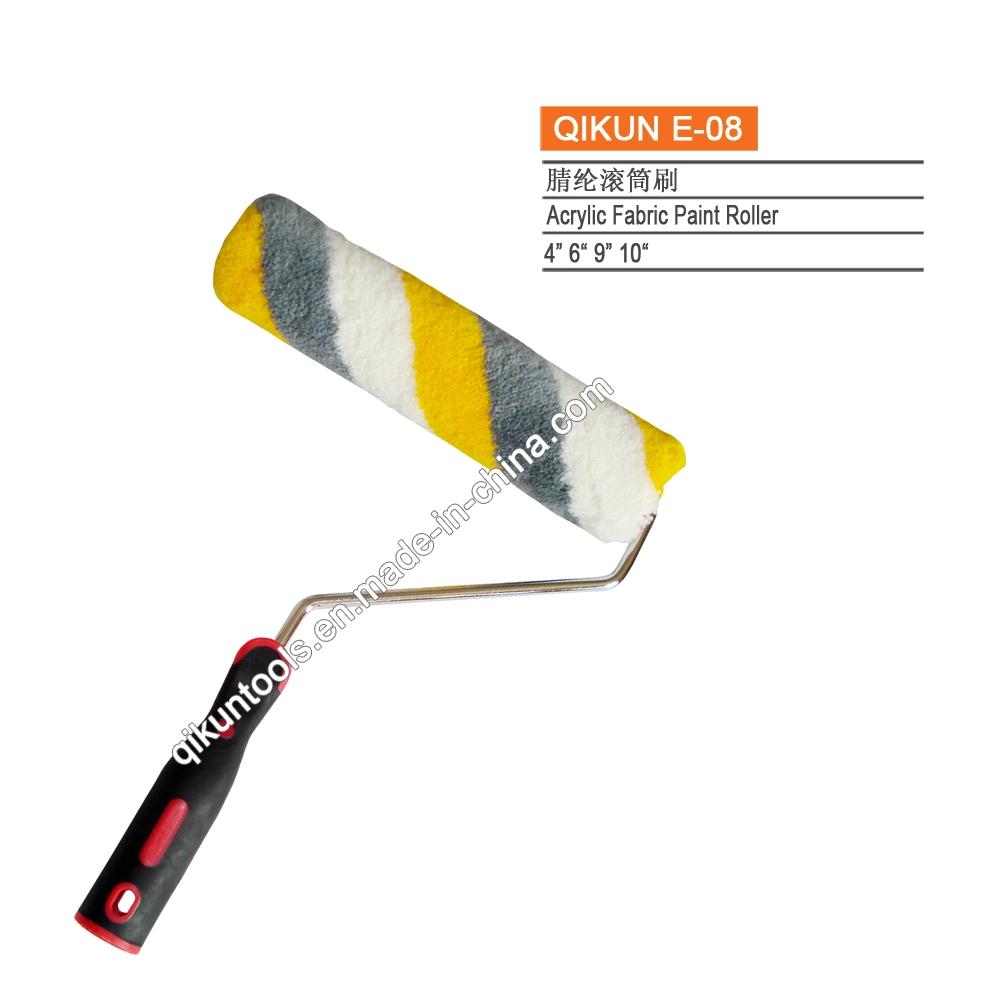 E-01 Hardware Decorate Paint Hand Tools Plastic Handle Acrylic Fabric Paint Roller