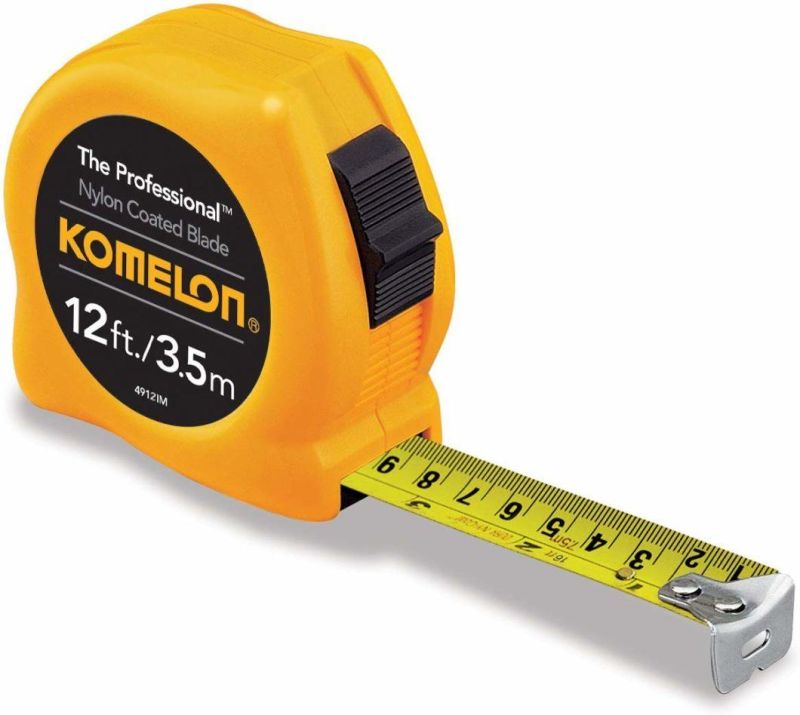 Professional 12-Foot Inch/Metric Scale Power Tape, Yellow