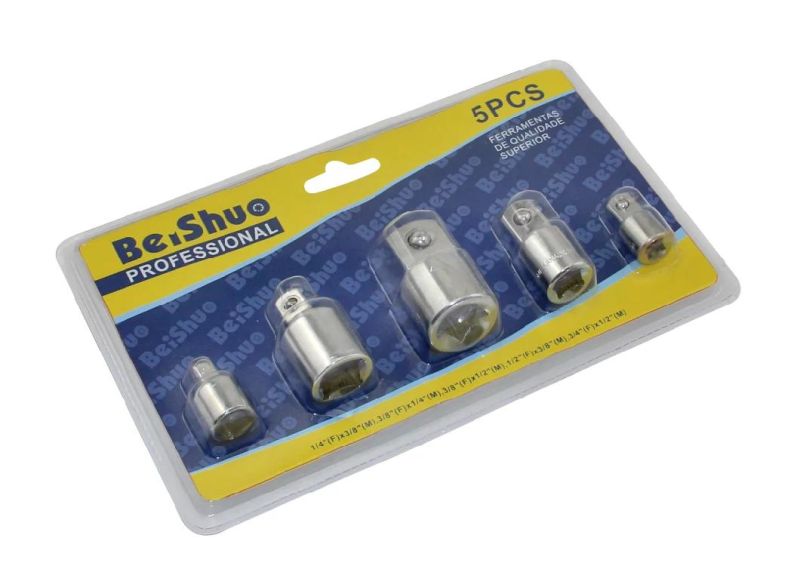 5PC 1/2′′&3/8′&1/4′′&3/4′′ Socket Adaptor Set